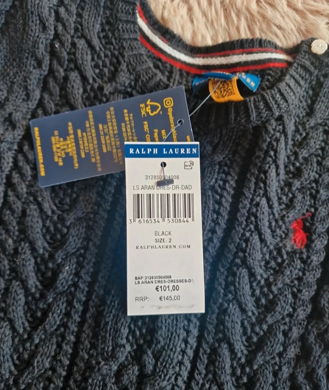 Ralph Lauren meisjes trui-jurk – photo 3
